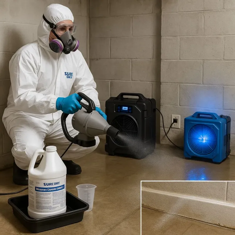 Sanitization and Odor Removal process in Cabarrus County, NC